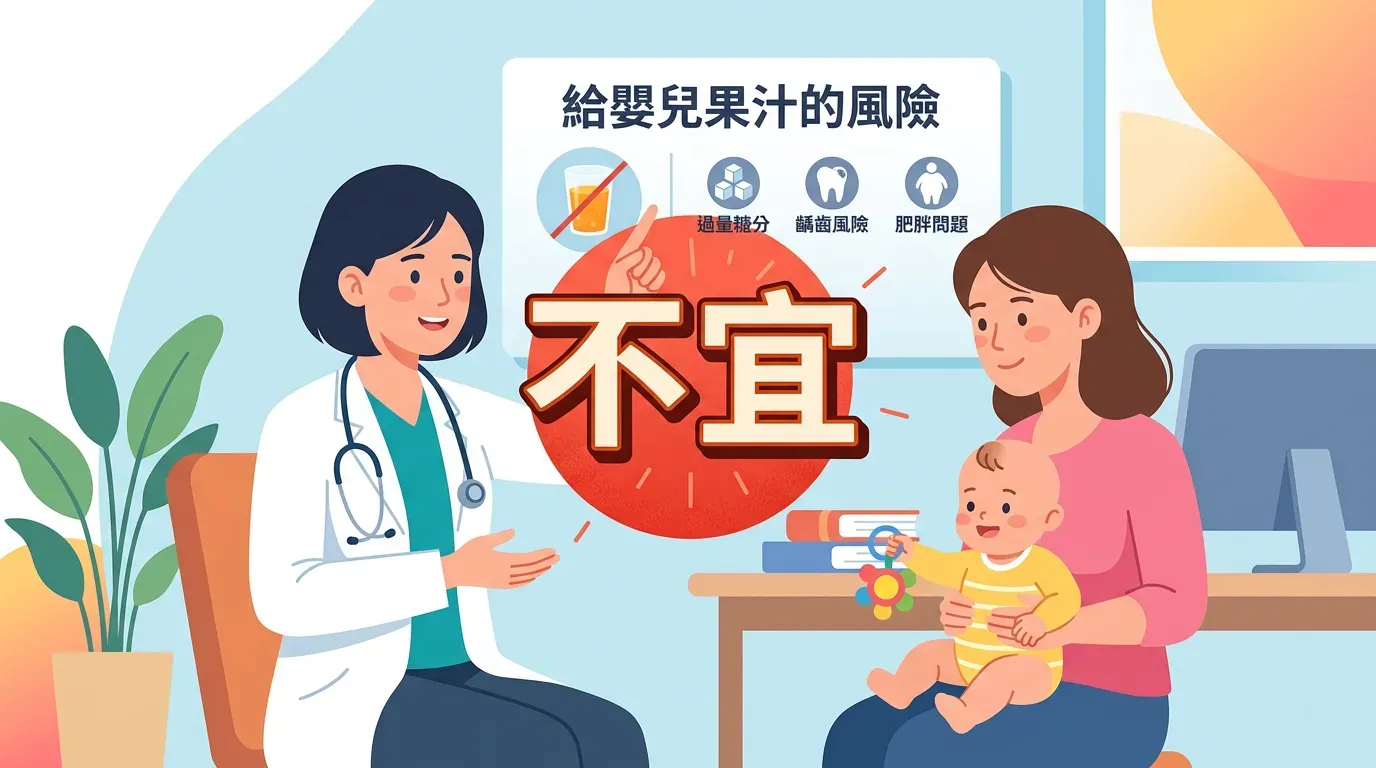 避坑指南：誰不適合給嬰幼兒喝果汁？