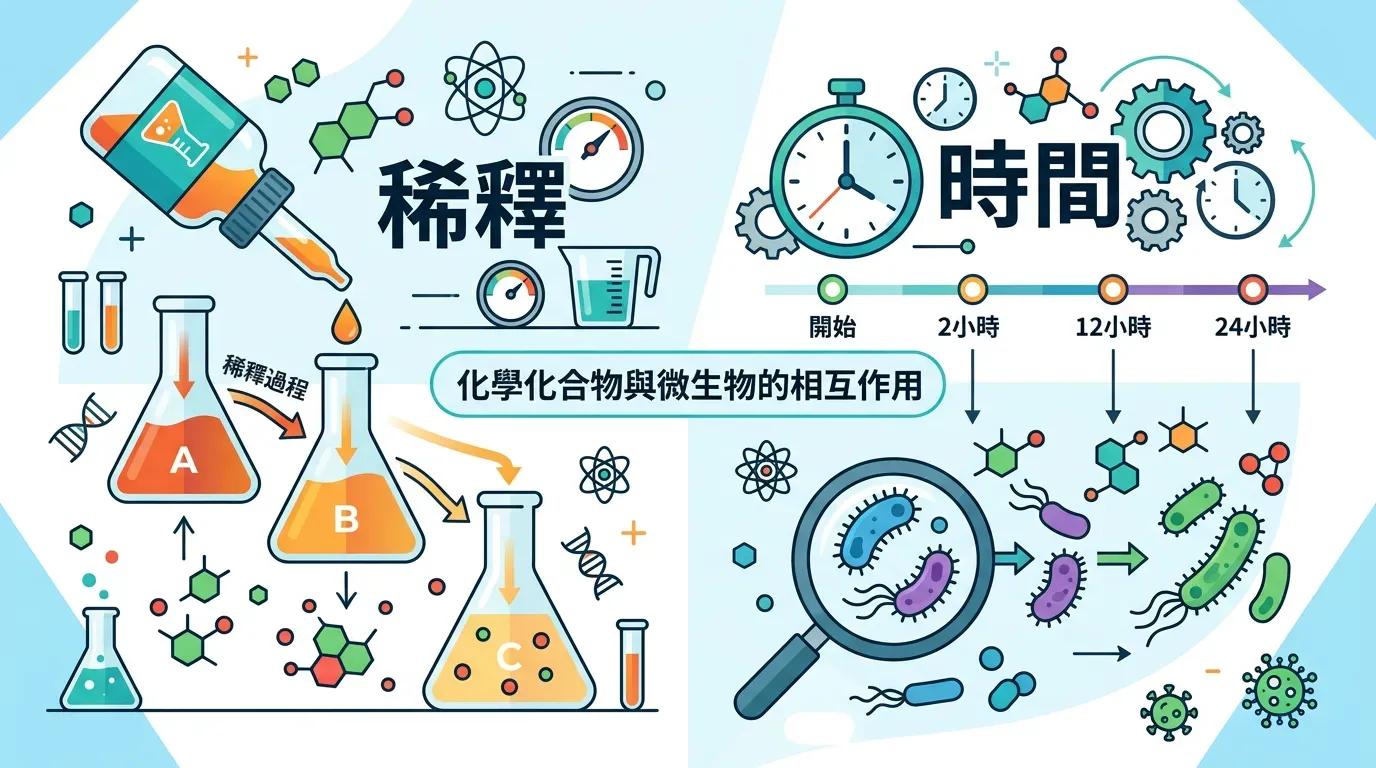 深度解析：快速摘要：稀釋比例與作用時間