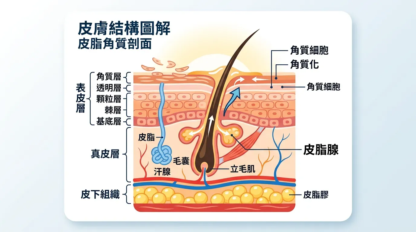 專業視角:認識你的皮膚:皮脂與角質