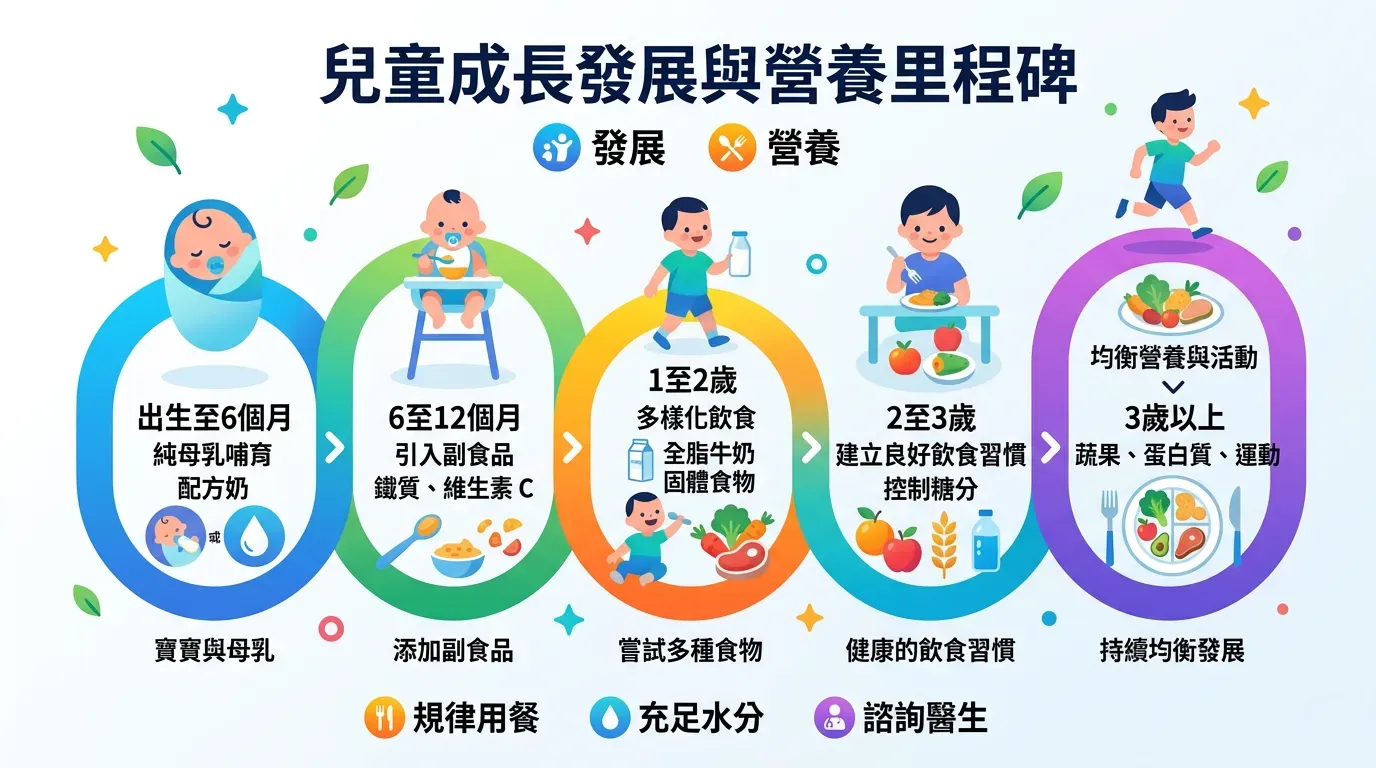 專業視角：快速摘要：發展階段與營養重點