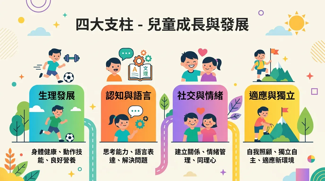 進階討論：兒童成長必需的四大支柱