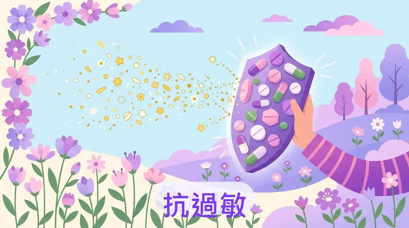 🟣 情境四:過敏季節——抗過敏搭配