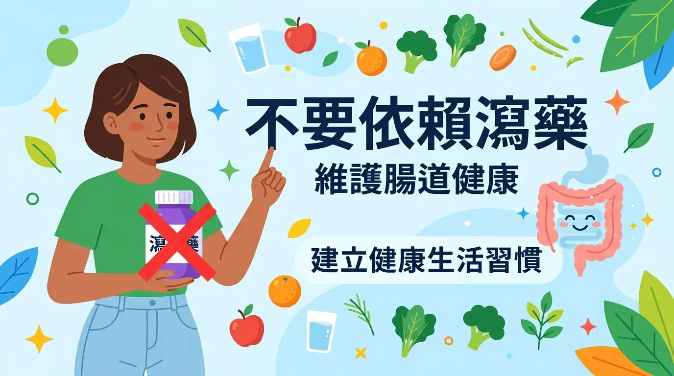 專業視角：關於瀉藥的正確觀念