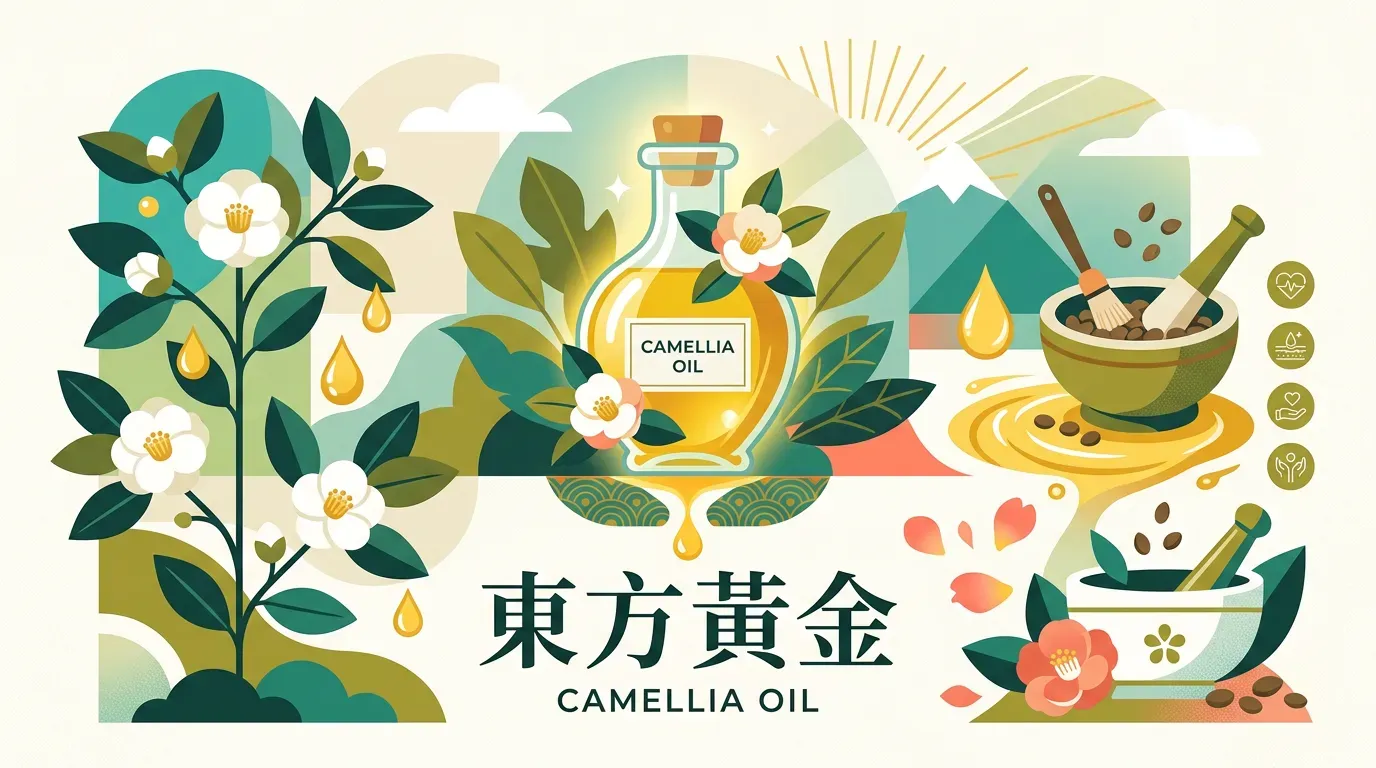 2. 苦茶油 (Camellia Oil)：東方的液體黃金