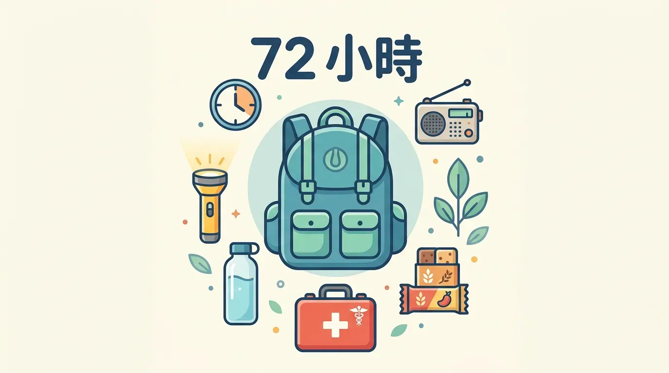 🎒 72 小時緊急避難包（Bug-Out Bag，可攜式避難包）清單