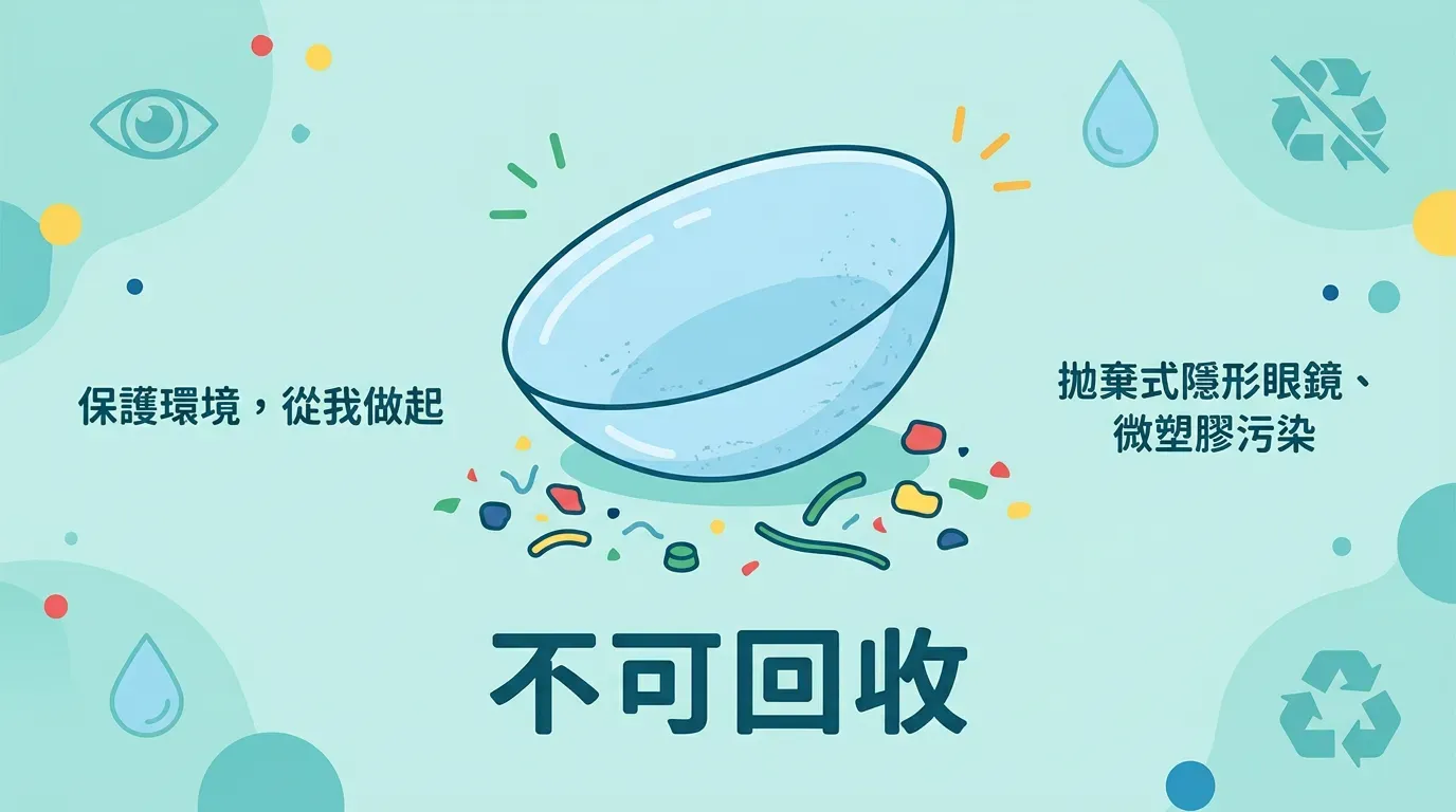 你可能不知道的為什麼隱形眼鏡不能回收？