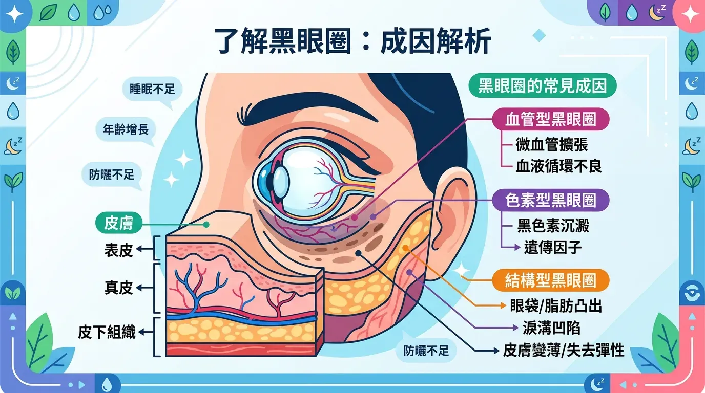 深入解析：為什麼你的黑眼圈揮之不去？