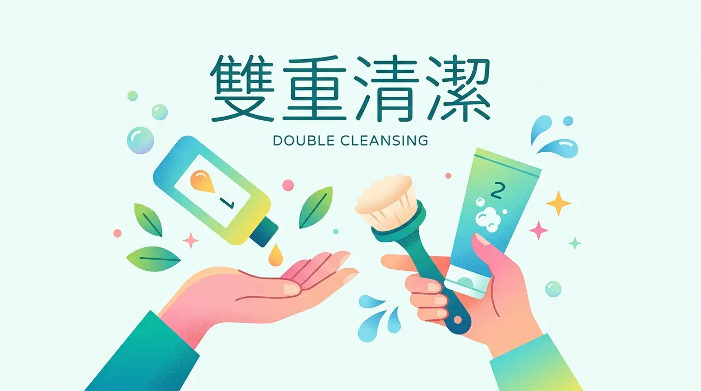 現代保養趨勢：雙重清潔法 (Double Cleansing)