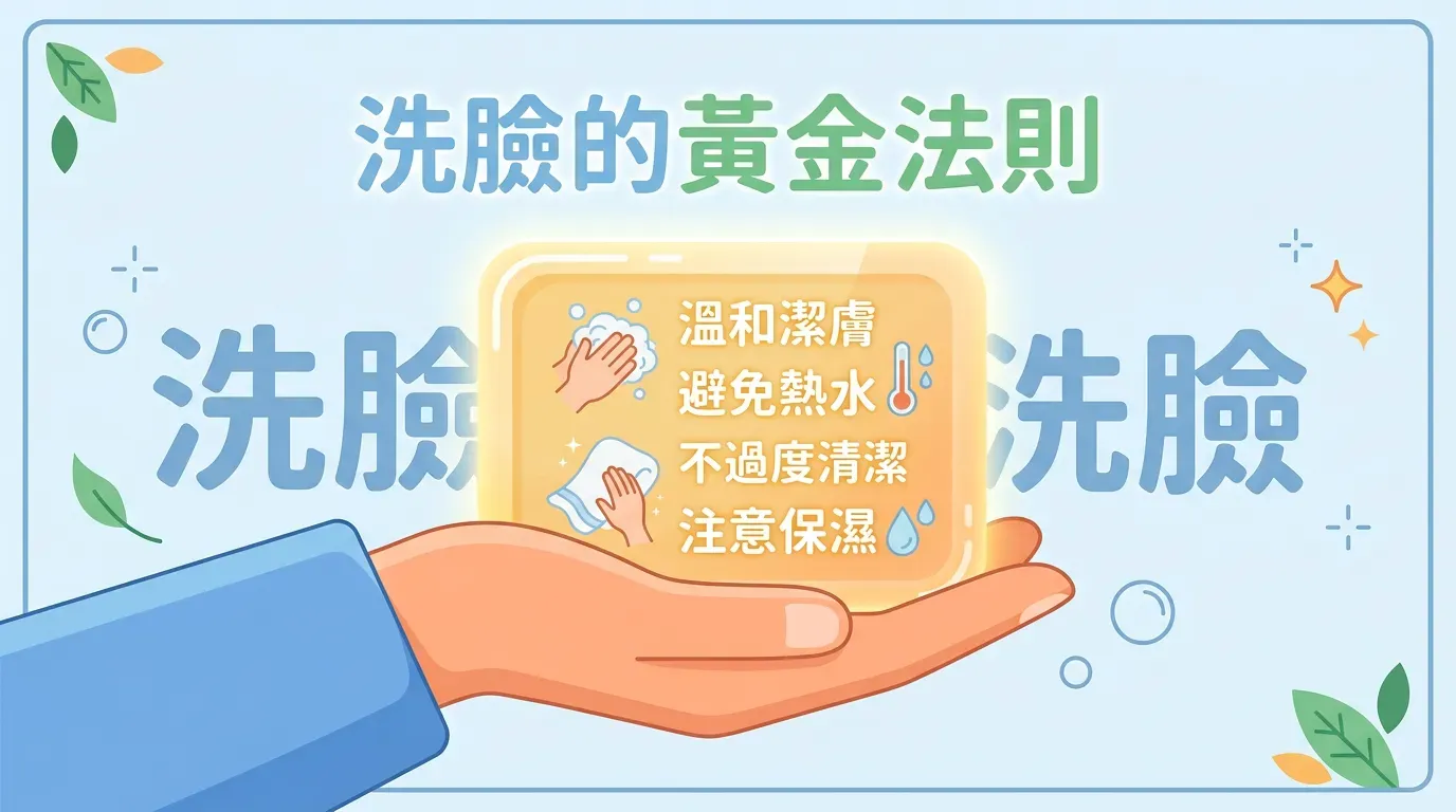 進階討論：快速摘要：正確洗臉的黃金準則