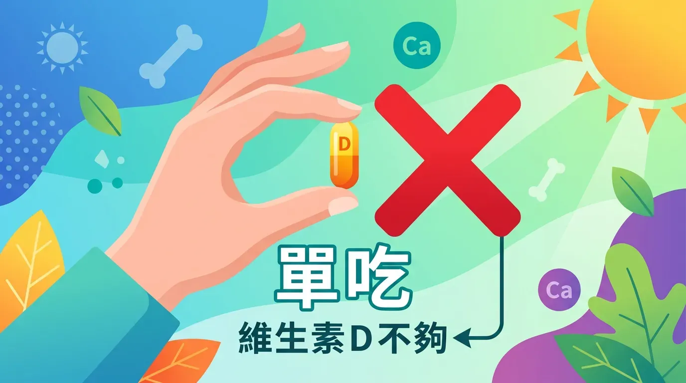 背後原因大公開：為什麼不能「單吃」維生素 D？