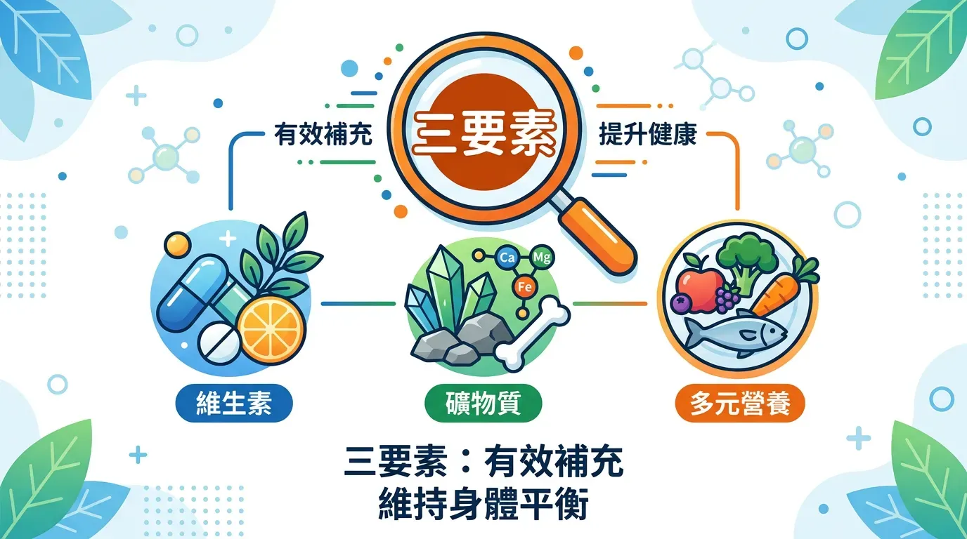 核心觀念：快速摘要：高效補充三要素