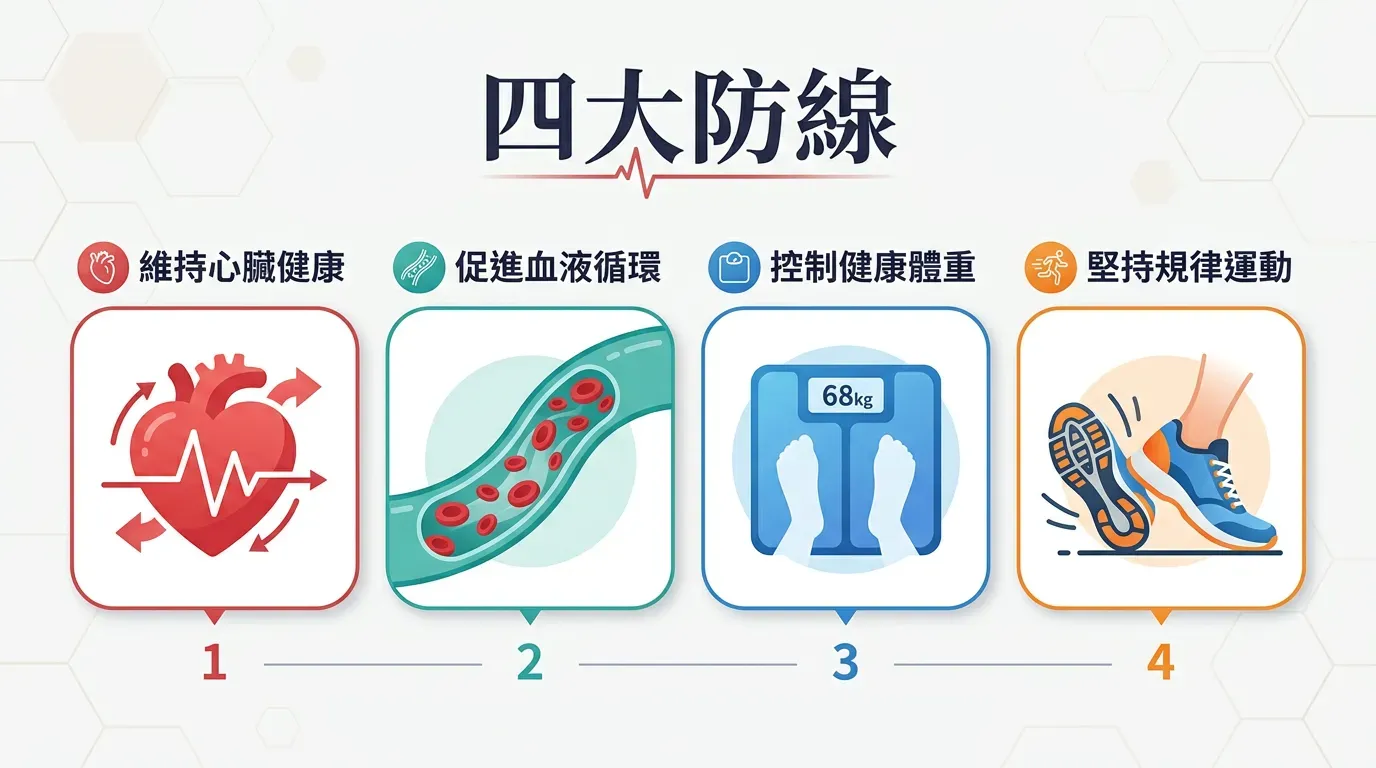 全面盤點：快速摘要：心血管健康的四大防線