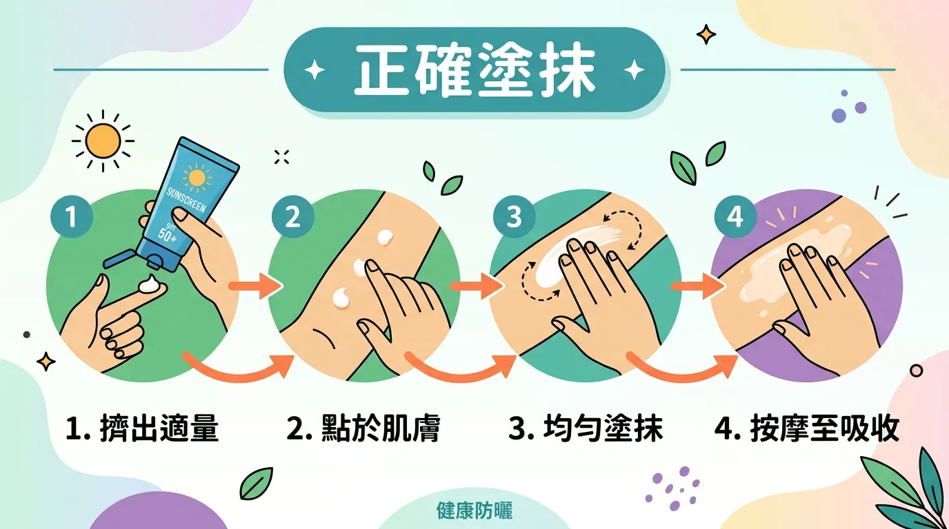 ⚠️ 專業塗抹指南：別讓防曬功虧一簣