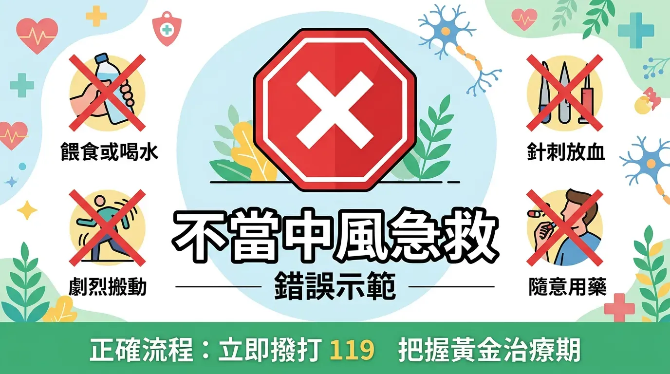 深度解析：⚠️ 絕對不能做的錯誤急救