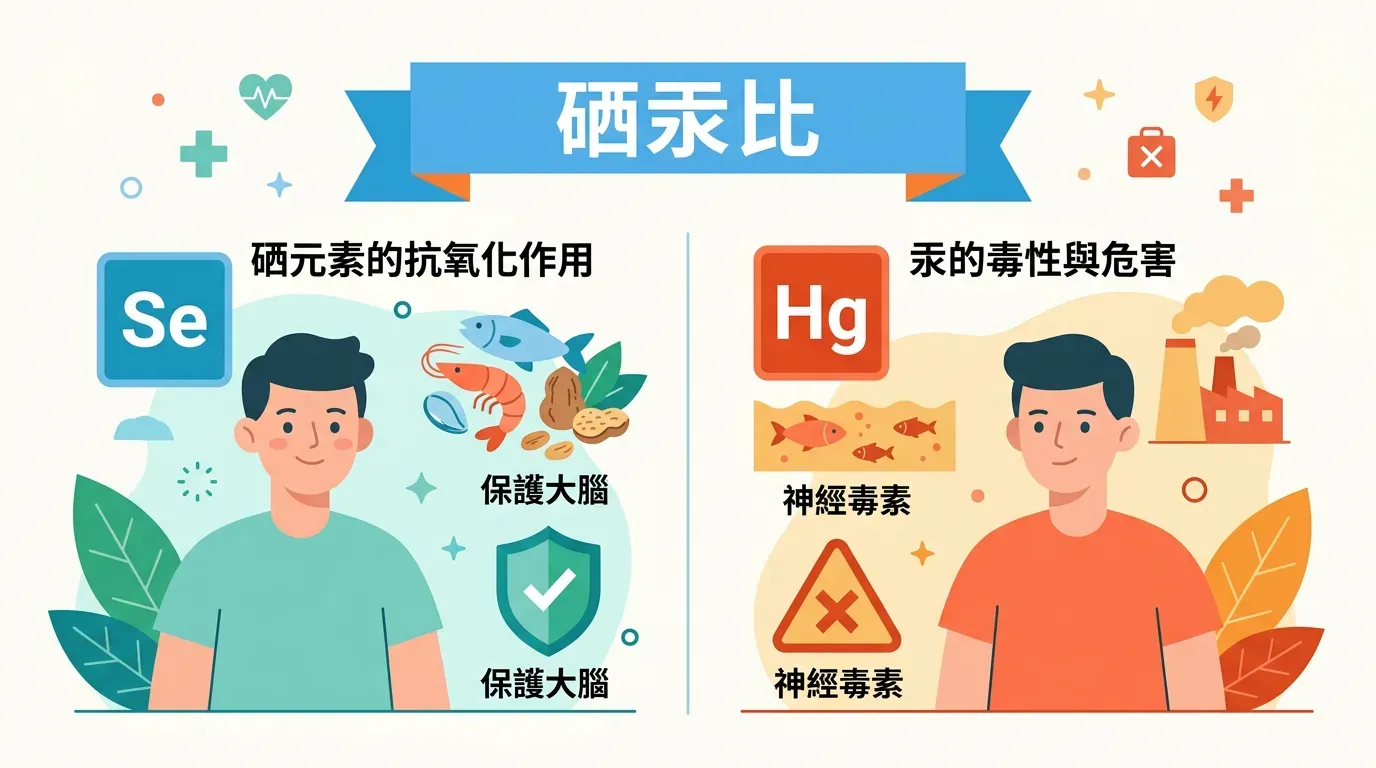 2024 年新觀點：硒對汞的拮抗作用 (Se:Hg Ratio)