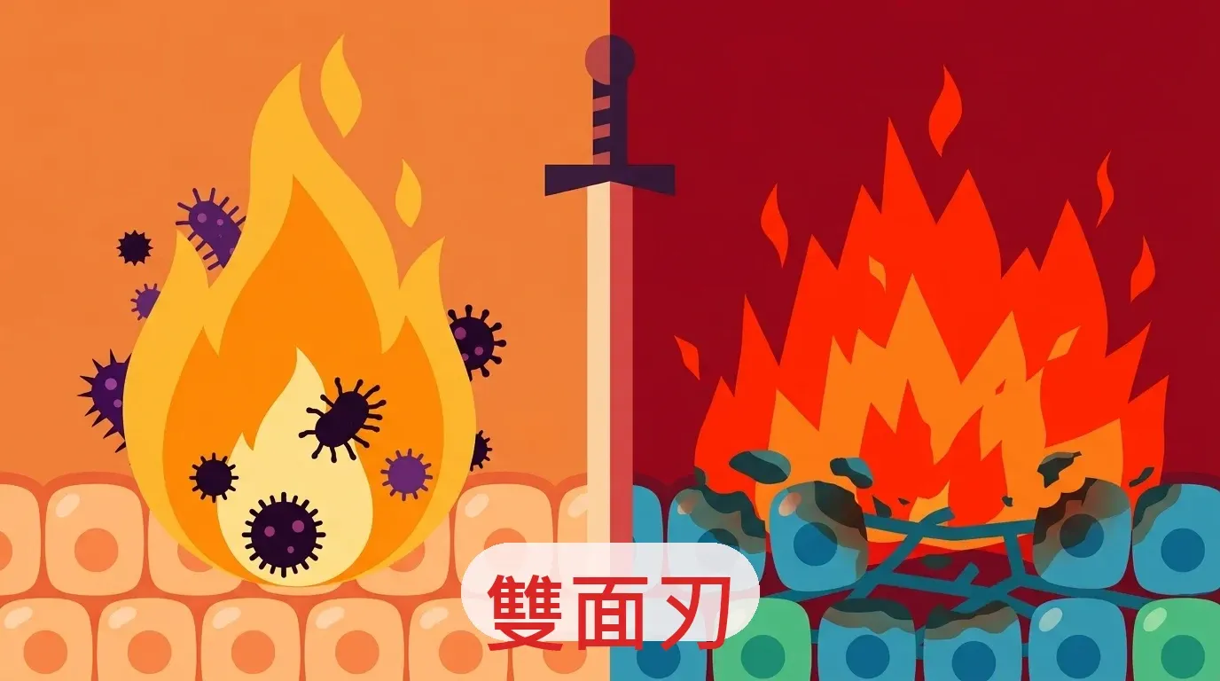 🔥 發炎：必要的武器，也是雙面刃