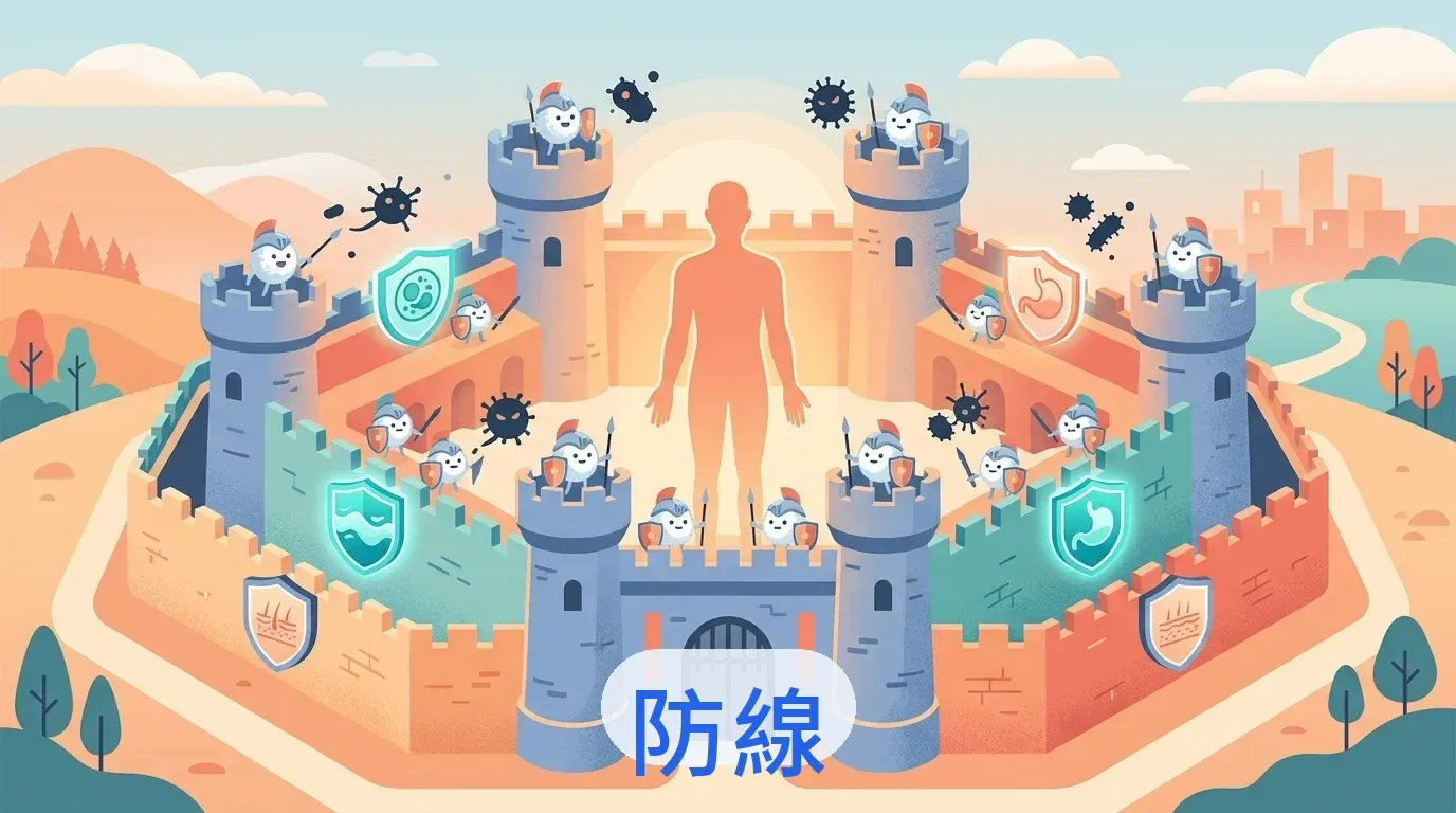 🏰 先天免疫：你的第一道防線