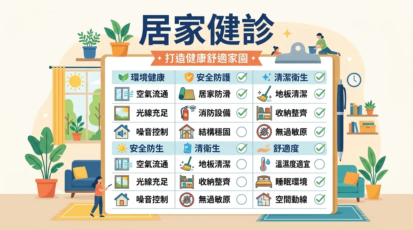 專業視角：🌿 健康住宅查檢表