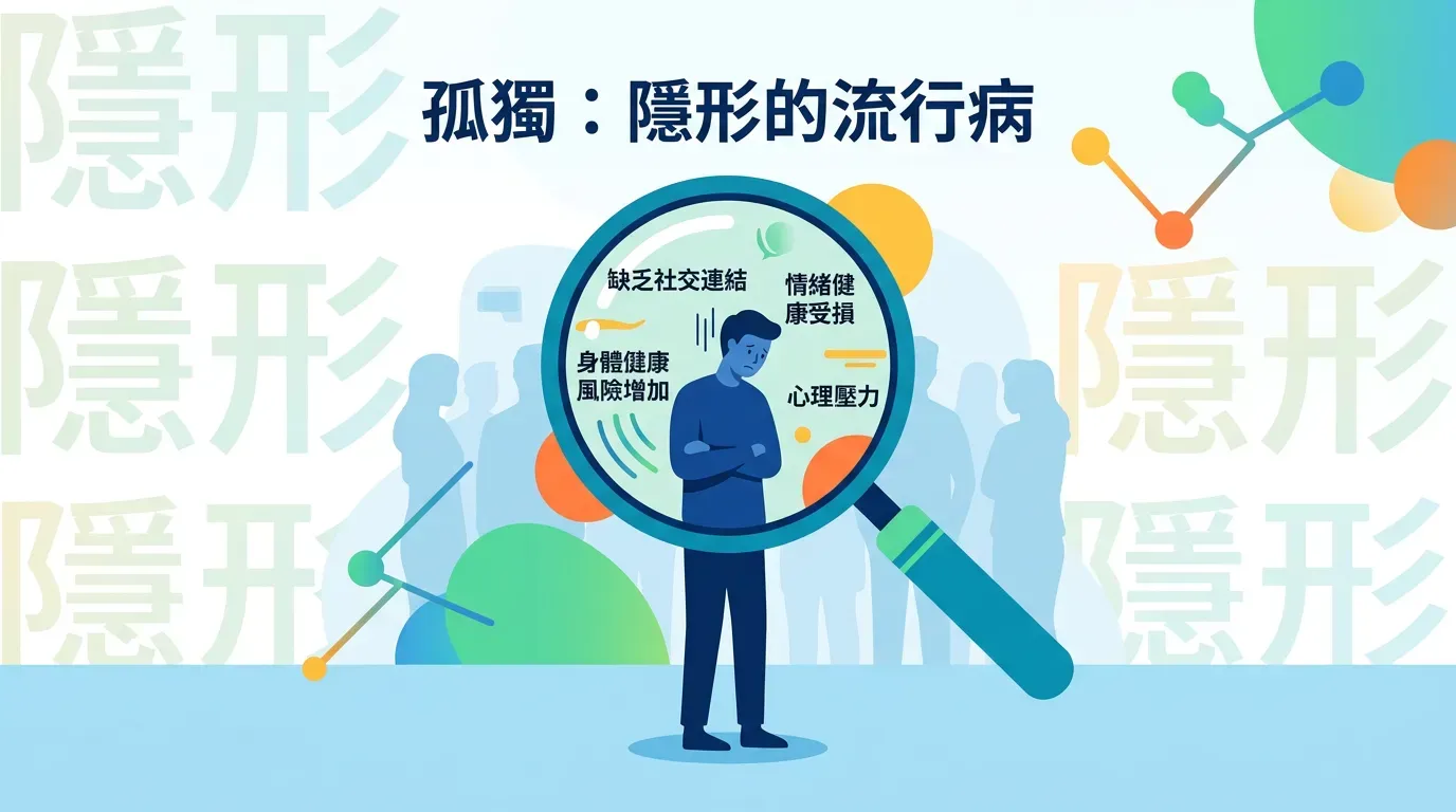⚠️ 孤獨：21 世紀的隱形流行病