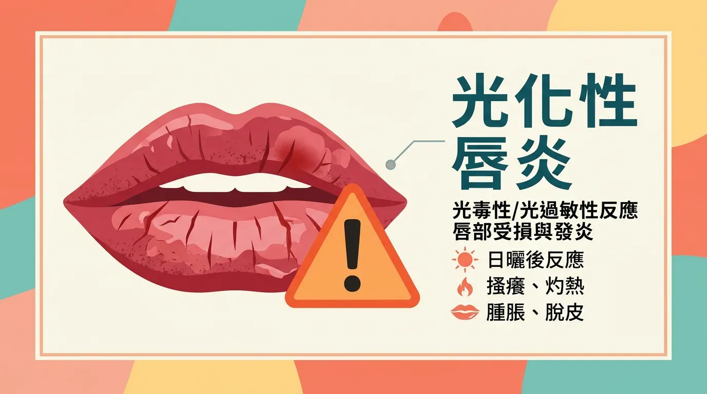 核心觀念：🚫 警訊：什麼是光化性唇炎？