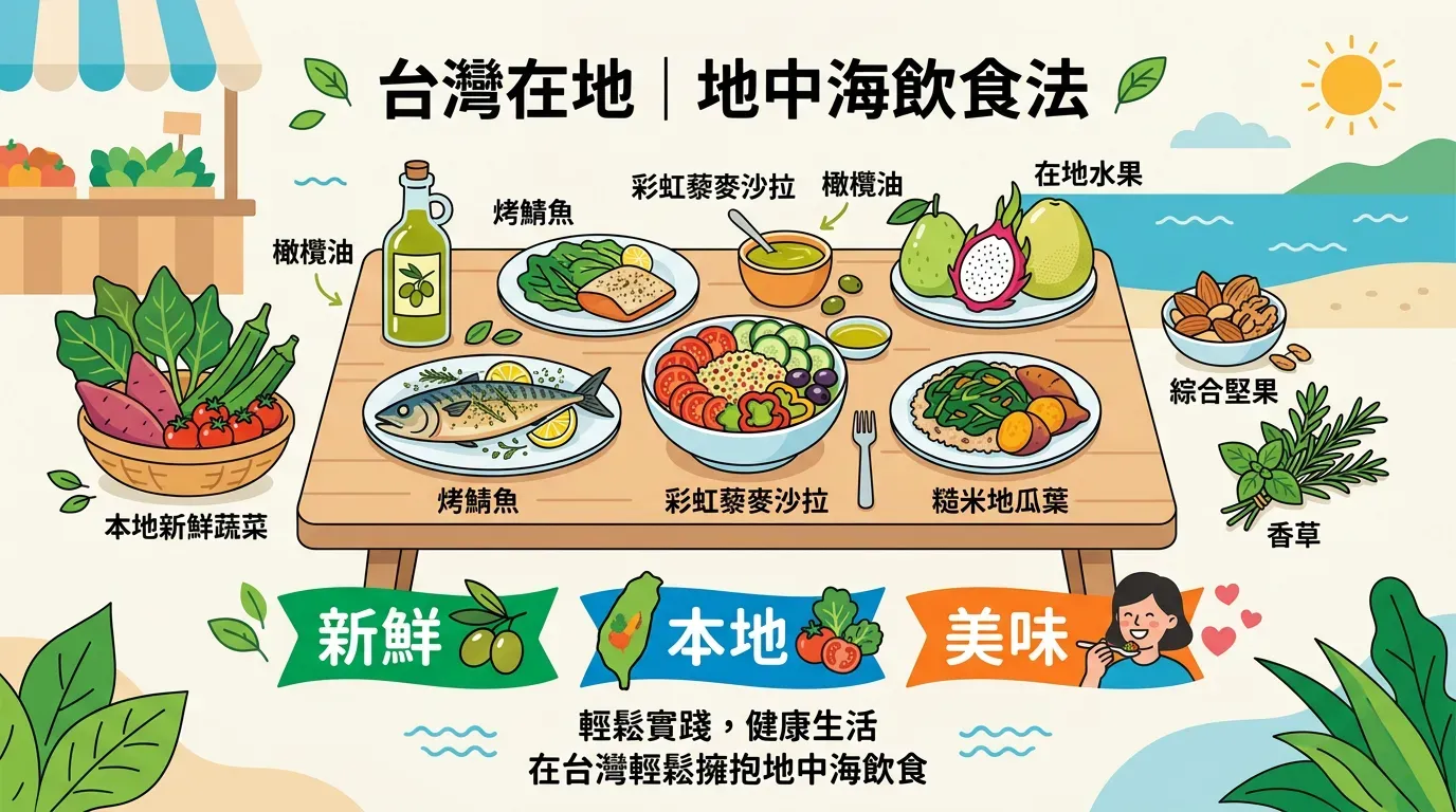 🥗 如何在台灣實踐地中海飲食？
