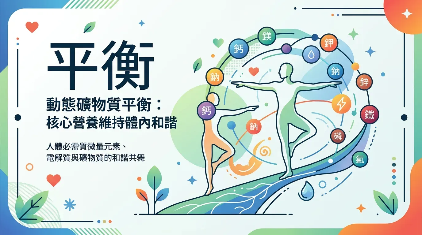 快速摘要：關鍵礦物質的功能與動態平衡