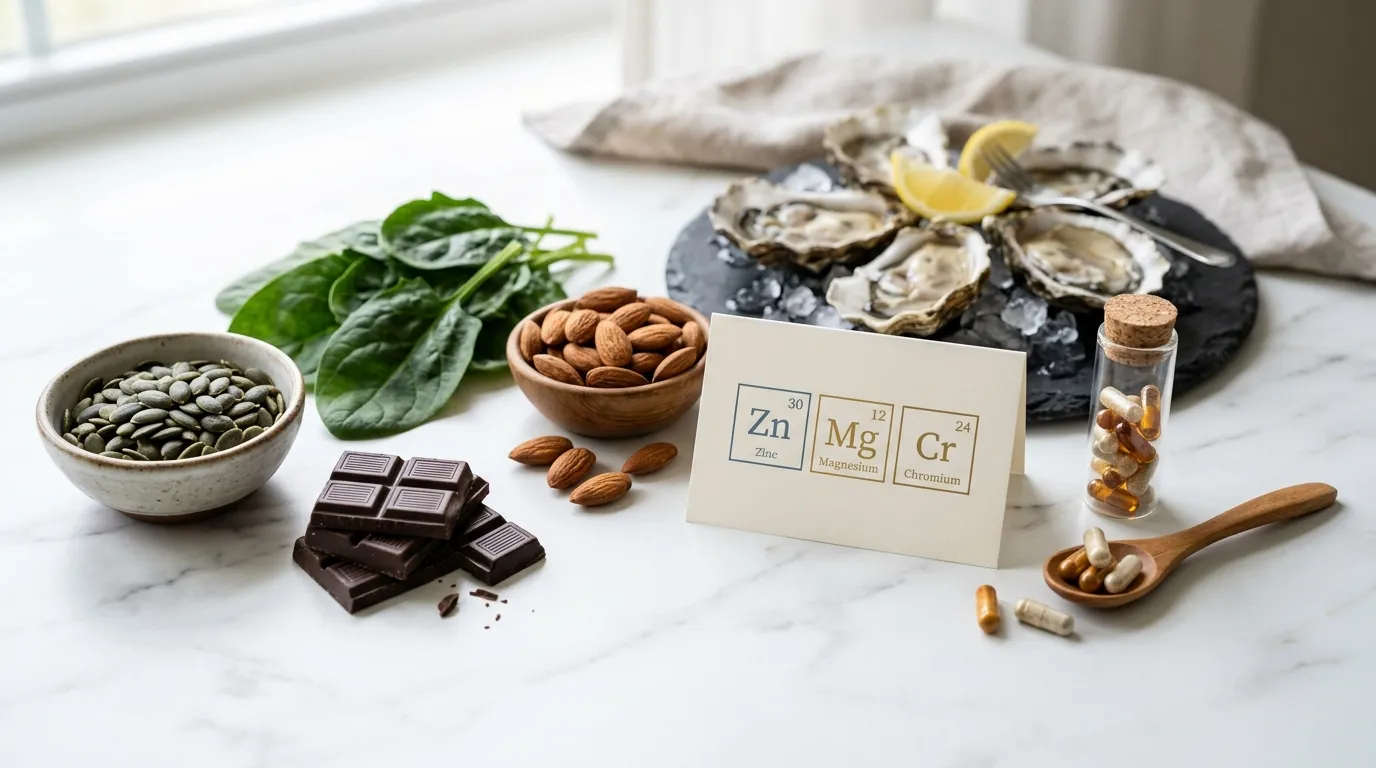鋅、鎂、鉻——三大控糖礦物質，你缺了哪個？