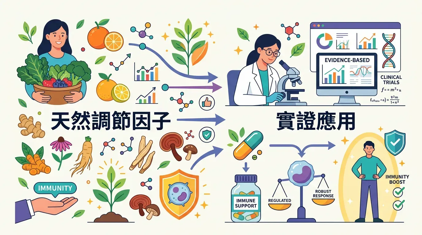 重點解析：🛠️ 天然調節因子的實證應用