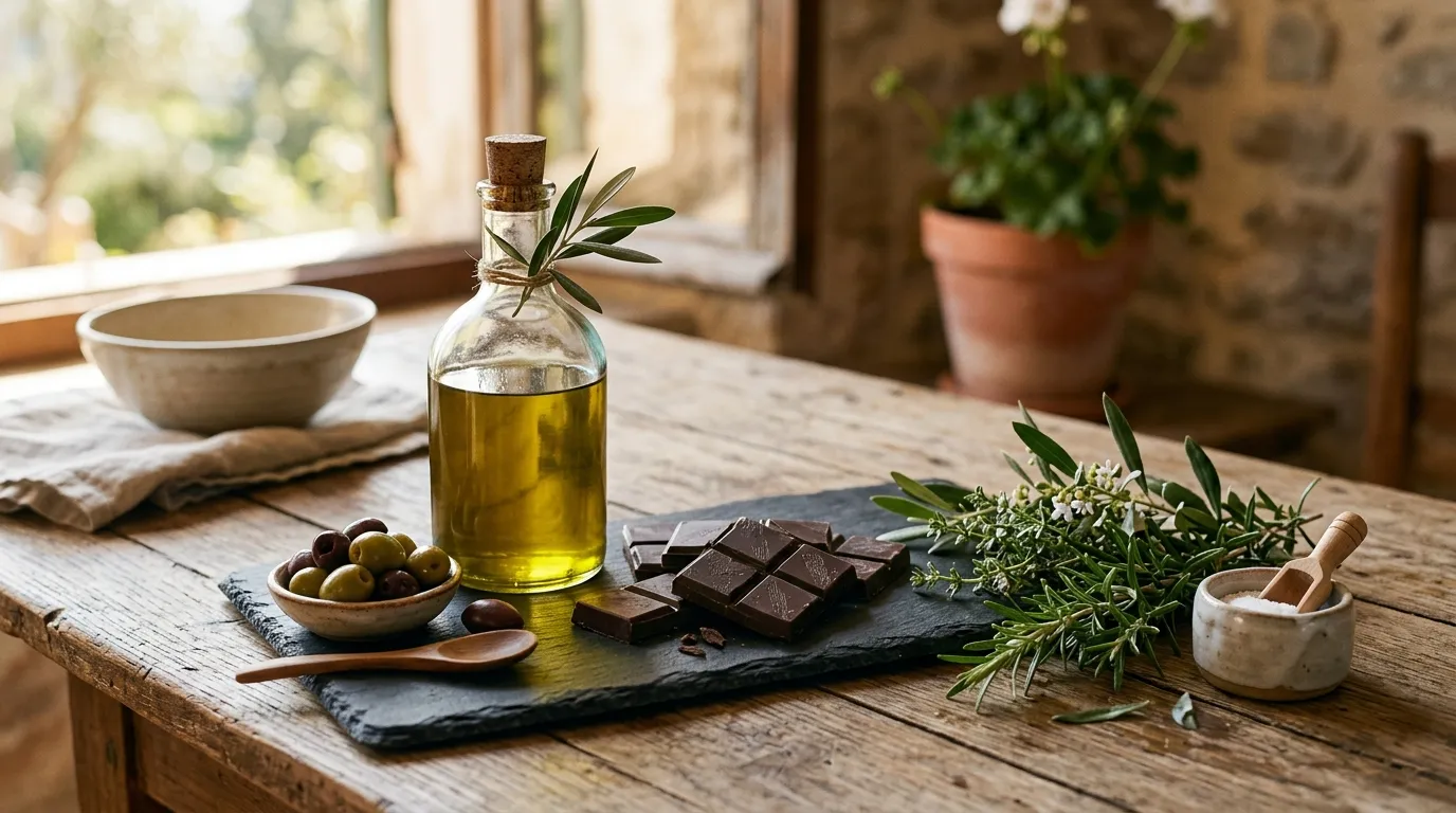 橄欖油與可可：地中海飲食的護心雙寶