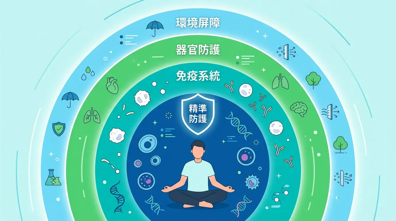 🛠️ 精準防護策略：從環境到細胞