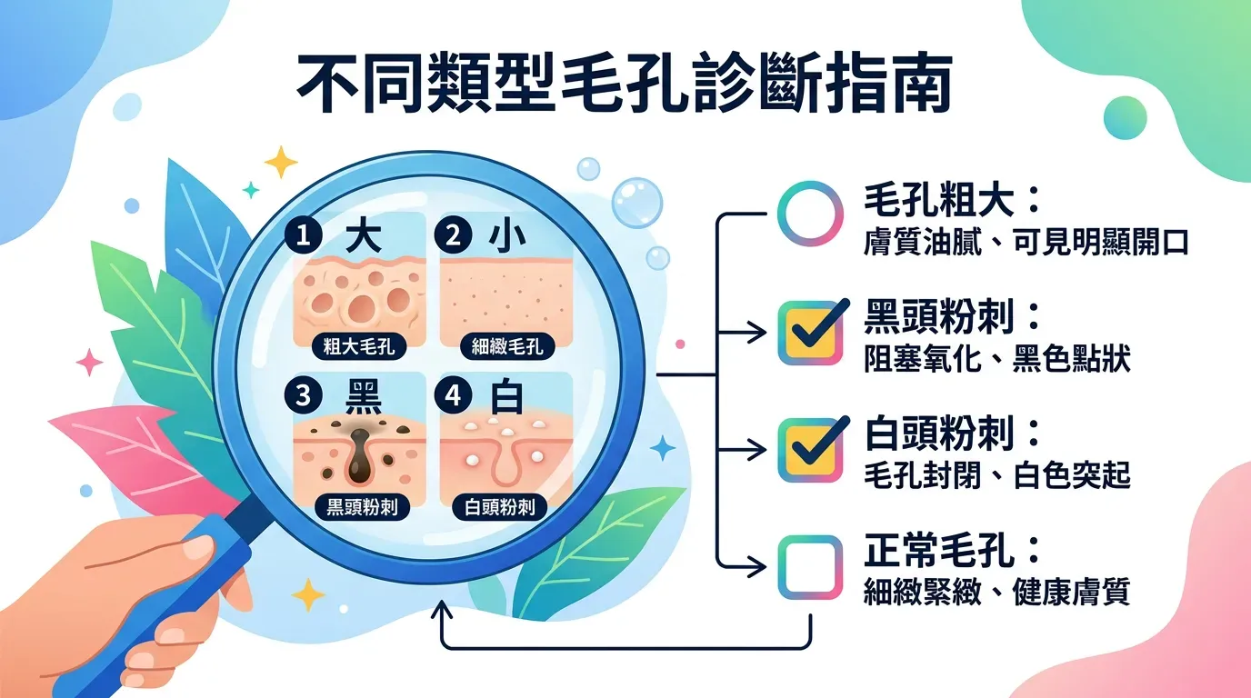 實用拆解：快速摘要：毛孔類型的診斷與策略