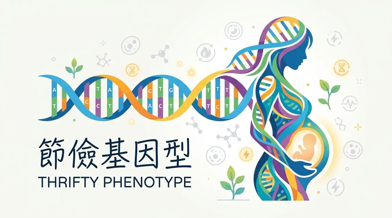 🔬 關鍵學說：節儉基因型 (Thrifty Phenotype)
