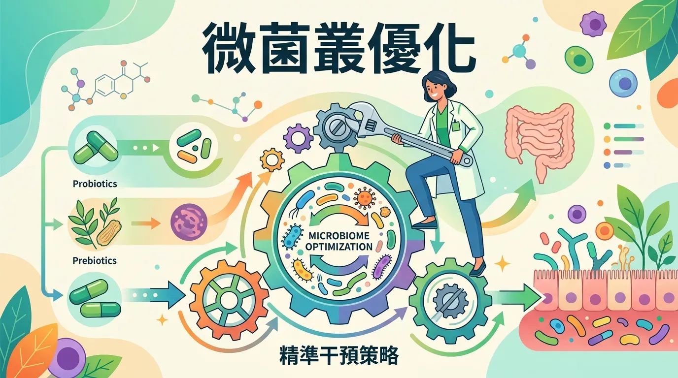🛠️ 微菌叢優化要點：精準介入策略