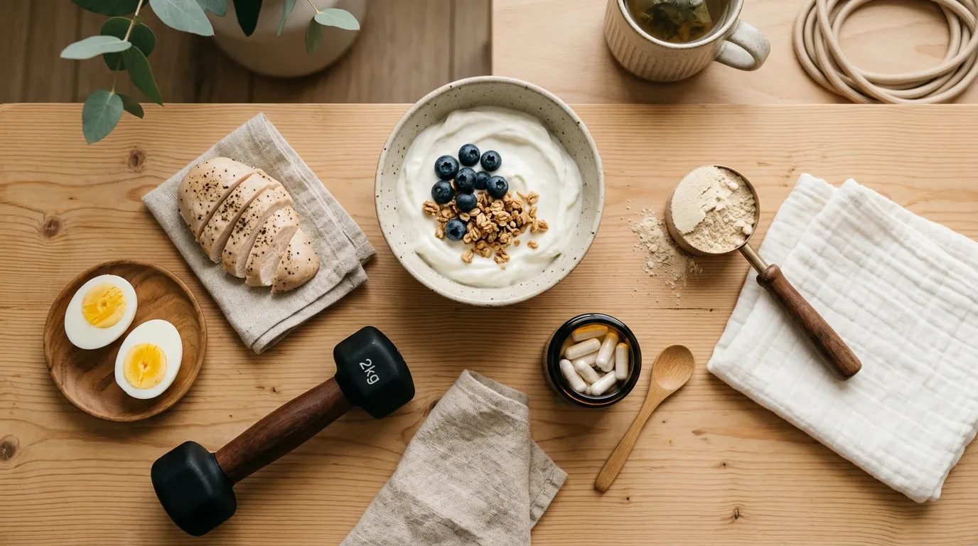 蛋白質和肌酸：用「肌力」守護骨密度