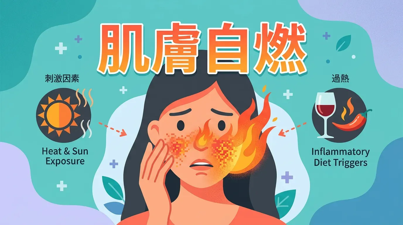 🔬 分子機制：為什麼你的臉會「自燃」？