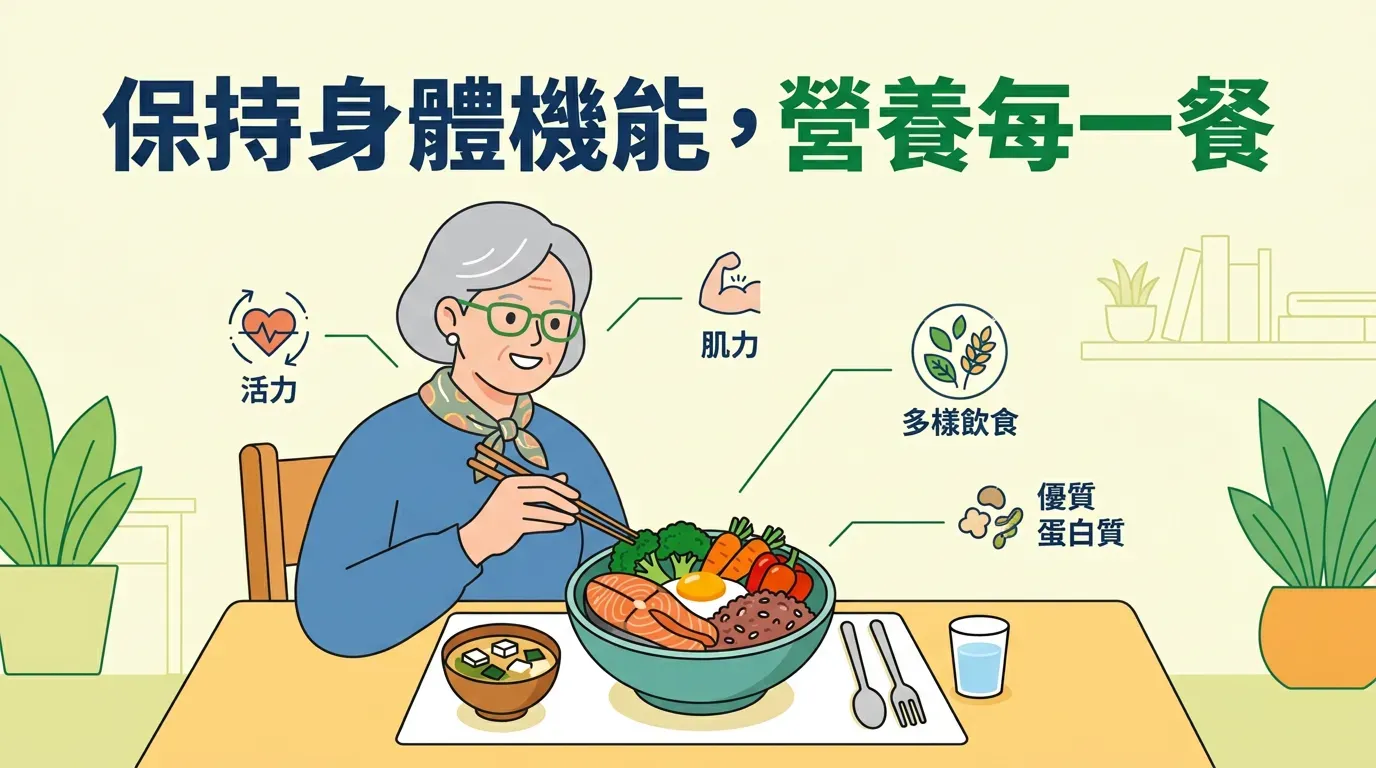🛠️ 銀髮族精準營養要點：生理功能保全