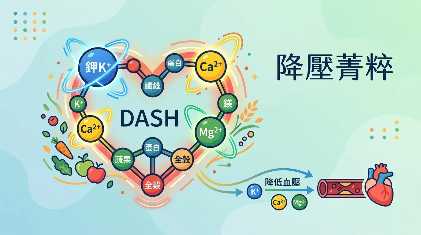 快速摘要:DASH 飲食的降壓機制