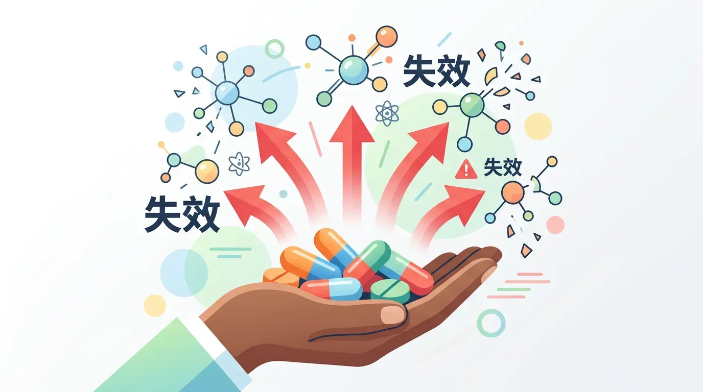 🔬 分子機制：為什麼有些補充劑會讓「藥物失效」？