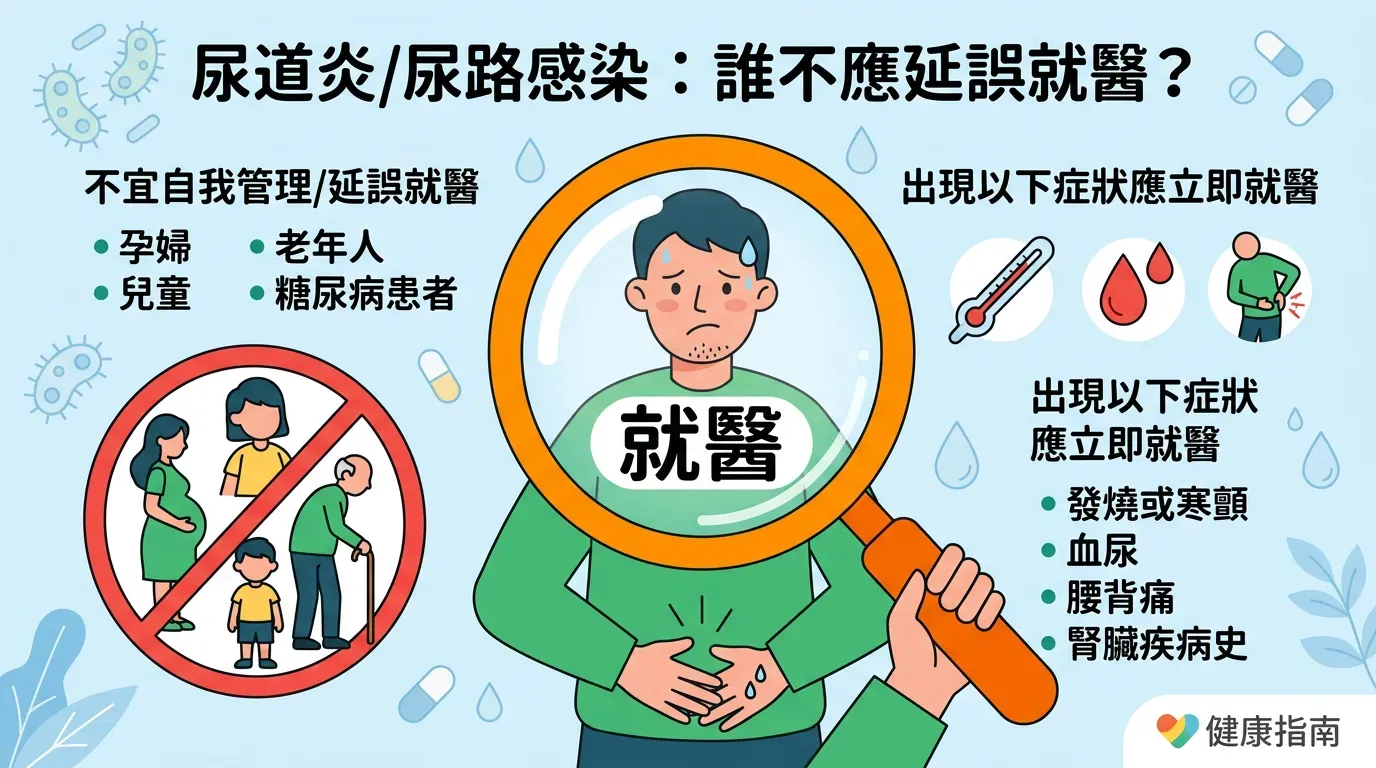 必看指南！誰不適合自行處理或延遲就醫？