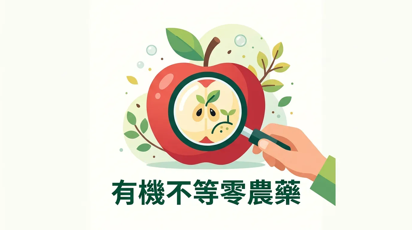 🔬 科學解讀：為什麼「有機」不等於「零農藥」？