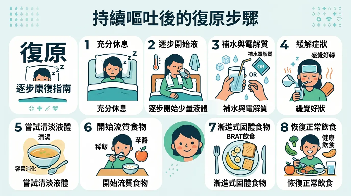 實用拆解：🛠️ 嘔吐恢復：分階段復原法