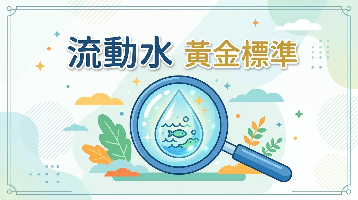 🔬 科學機制：為什麼「流動水」是黃金標準？