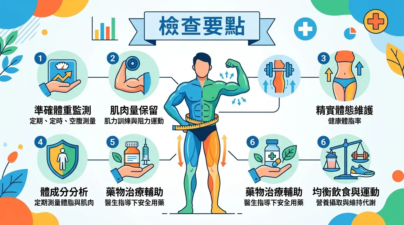 🛠️ 精準減重檢查要點：藥物輔助與肌肉防線