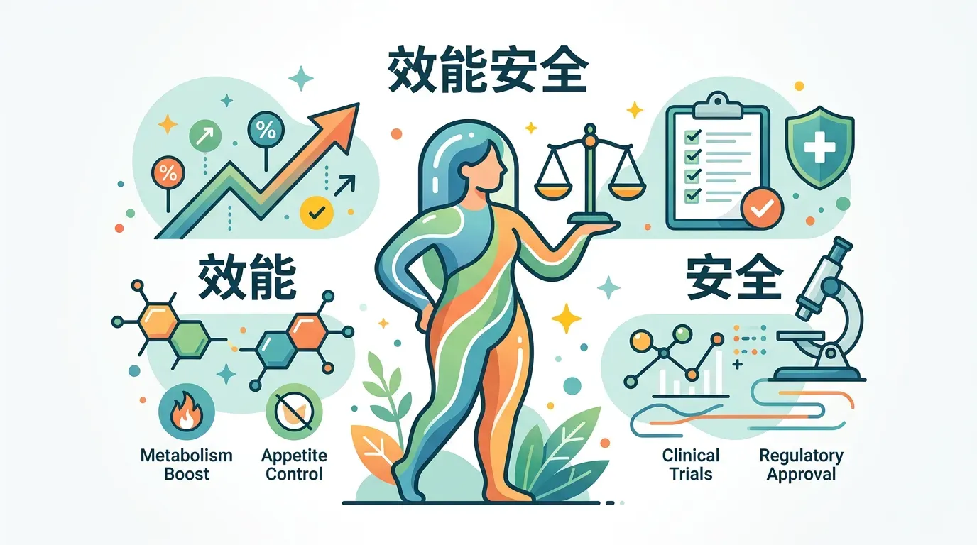 快速摘要：主流減重藥物效能與安全性評估