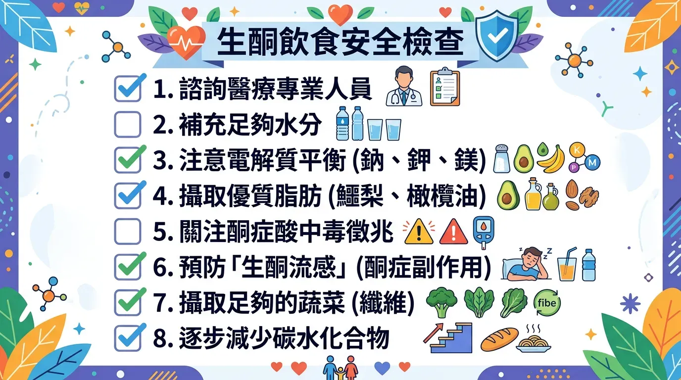 🛠️ 生酮安全檢查清單：穩健操作指南